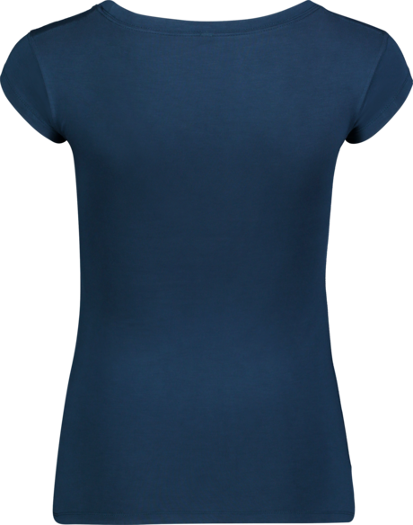 Modré dámske elastické tričko NEST