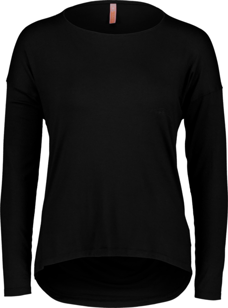 Čierne dámske elastické tričko SLOPPY