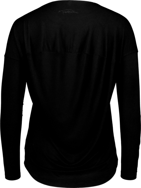 Čierne dámske elastické tričko SLOPPY