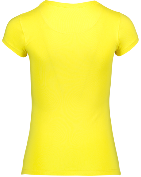 Žlté dámske elastické tričko BRILLIANT