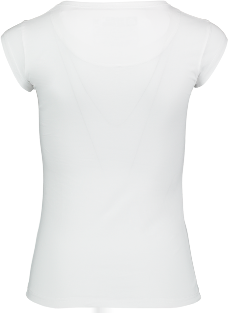 Biele dámske elastické tričko AMIABLE