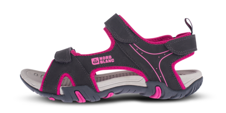 Ružové dámske outdoorové sandále SLACK