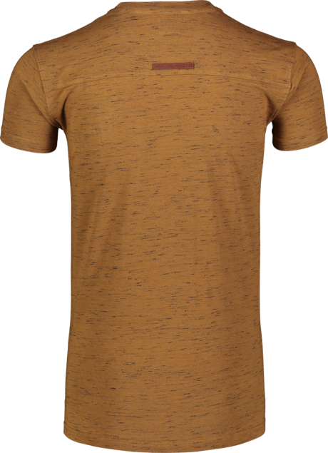 Hnedé pánske bavlnené tričko ANNEAL