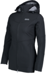 Čierny dámsky zateplený softshellový kabát STELLAR
