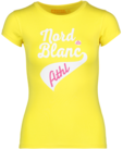 Žlté dámske elastické tričko BRILLIANT