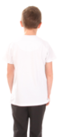 Biele detské bavlnené tričko GRAPHITY
