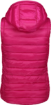 Ružová detská zimná vesta MERRY