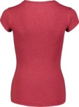 Vínové dámske bavlnené tričko CENTRAL